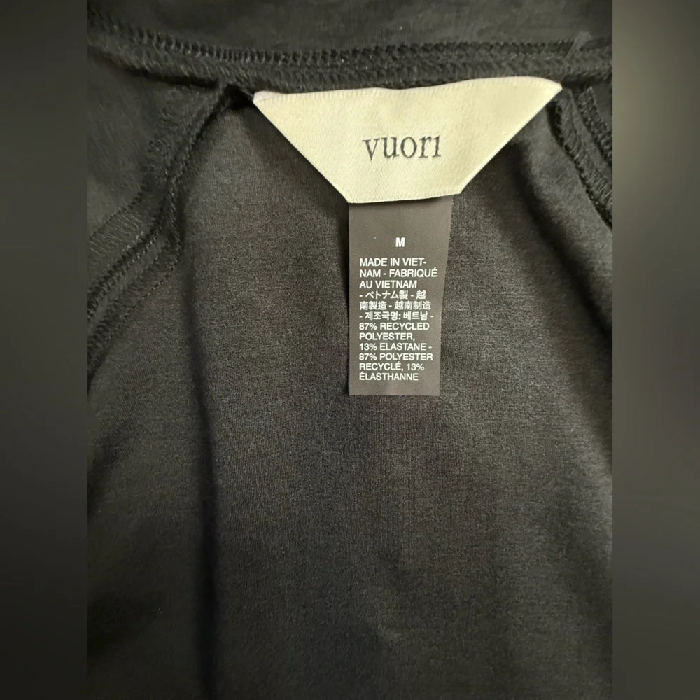 NWT Vuori Elevation Track Jacket‎ Black Medium